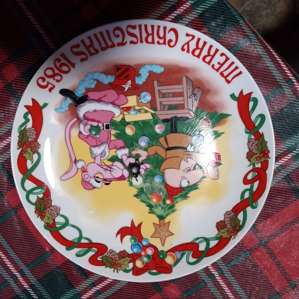 Pink panther collecter plate